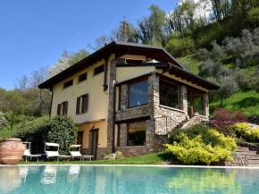 Villa in Pisogne with pool garden and lake view Pisogne